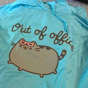 Pusheen Out Of Office Wind breaker